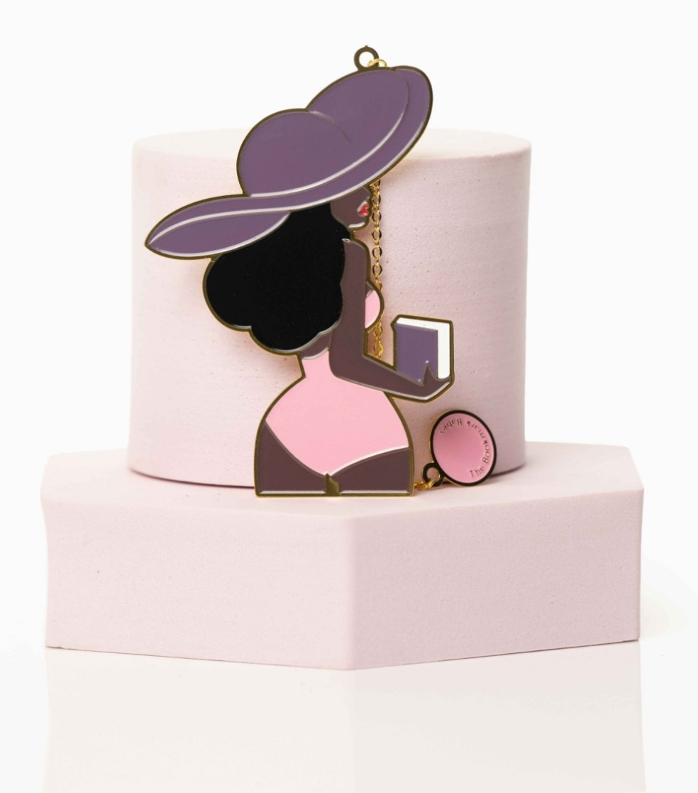 Light Pink Summer Babe Asia Bookmark