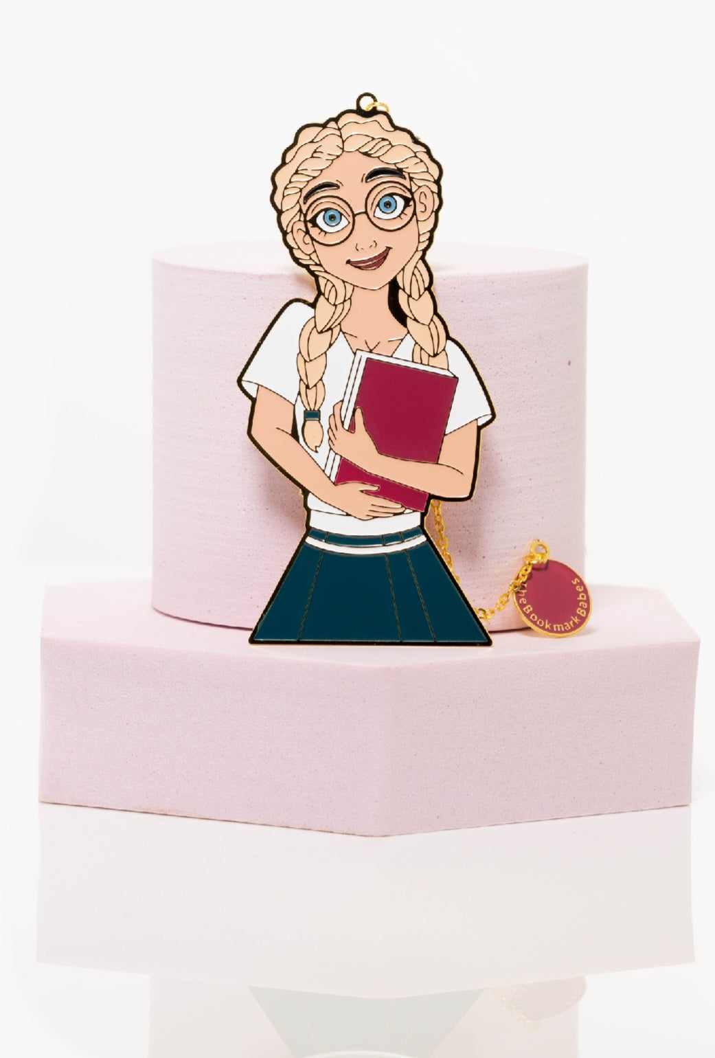 bookmark, blonde, girl bookmark, school supplies