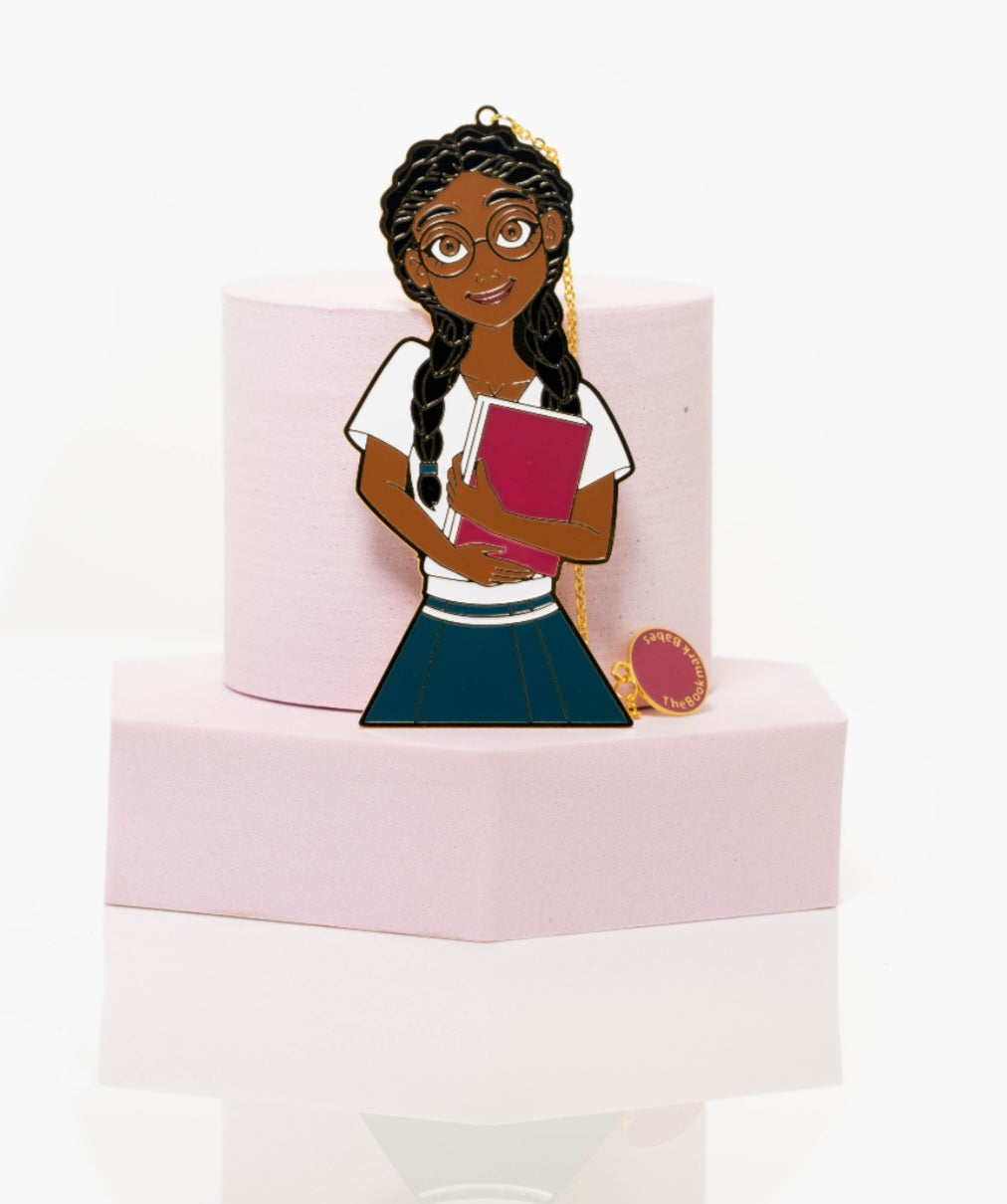 bookmark, African American, girl bookmark, school supplies