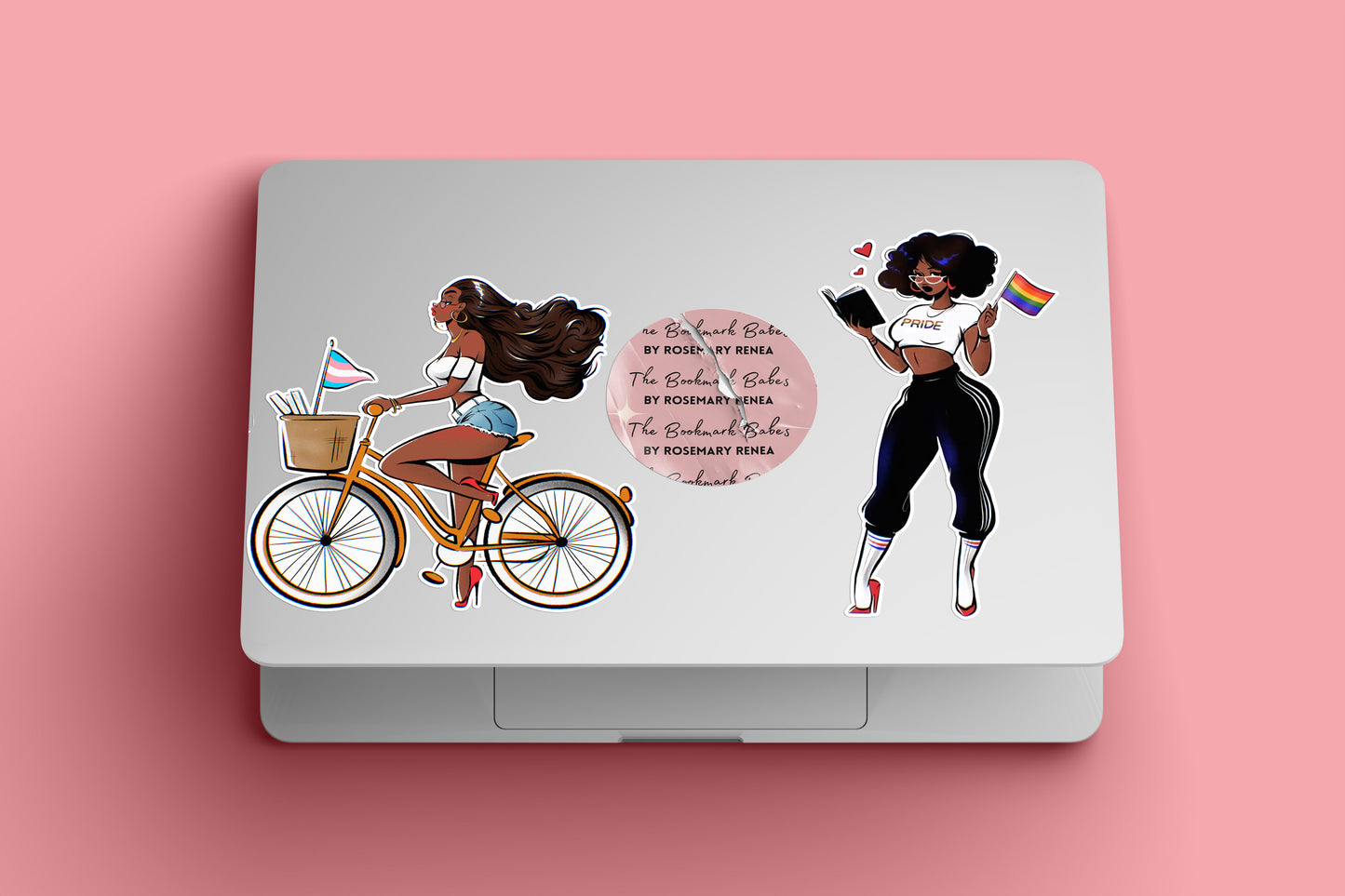 Pride Bookmark Babe: Kindle Edition Sticker Collection
