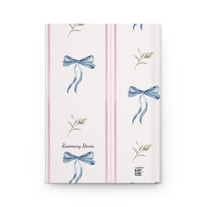 Whimsical Bow Hardcover Journal