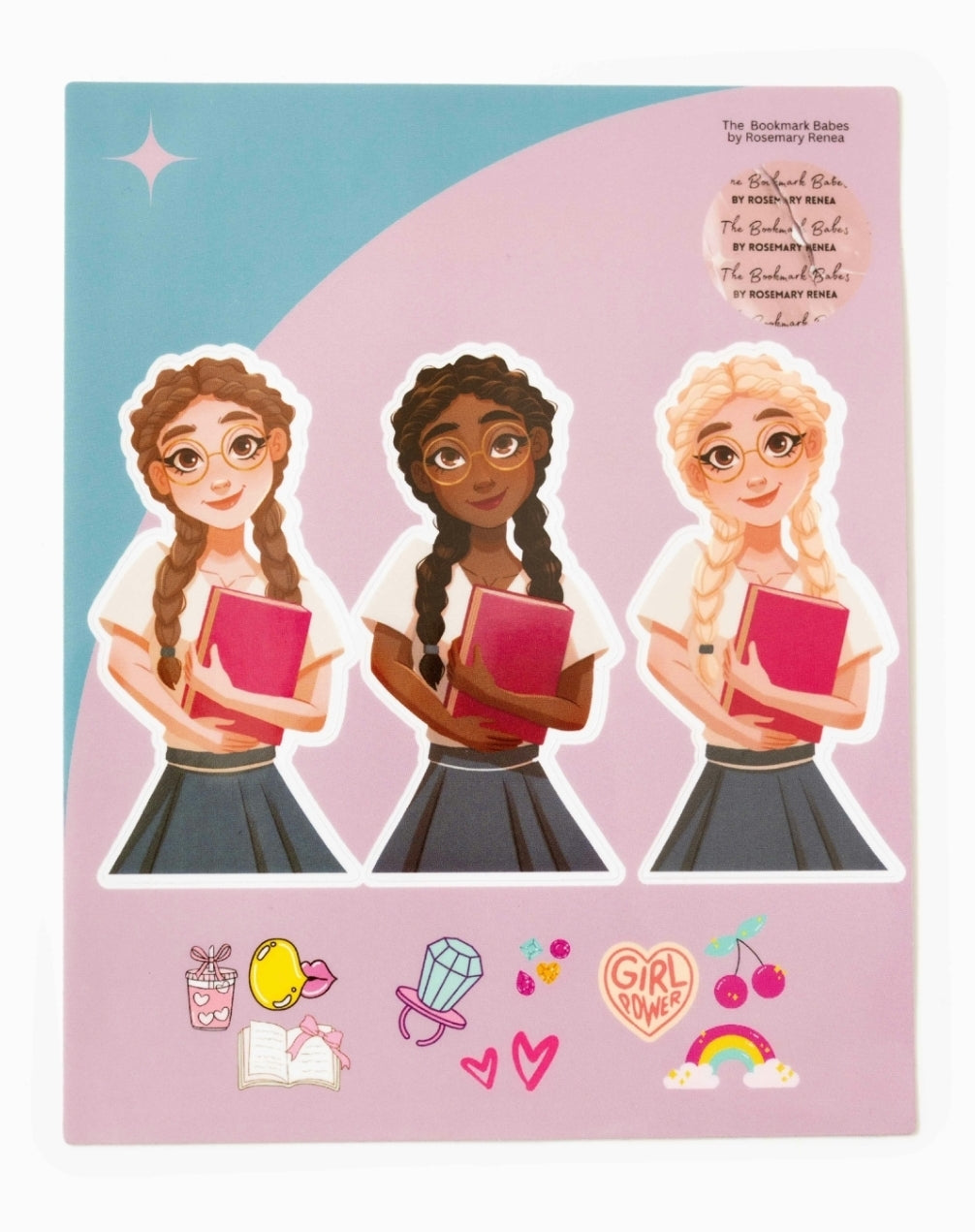 Rose Bookmark Babe: Kindle Edition Sticker Collection
