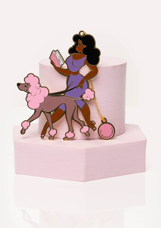 bookmark, dog lover, African American, reader gifts, bookish items, book accessories