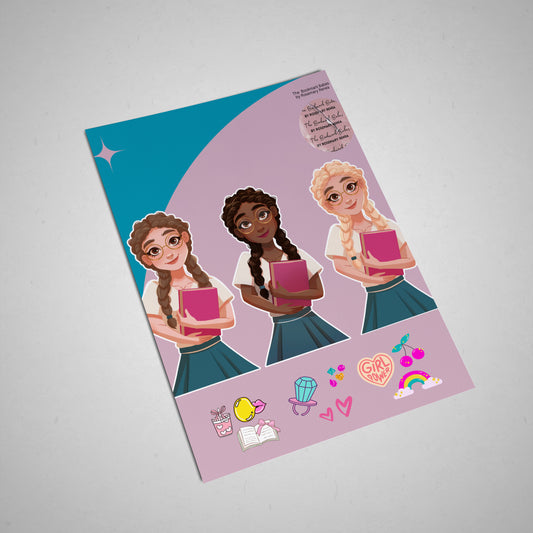 Rose Bookmark Babe: Kindle Edition Sticker Collection