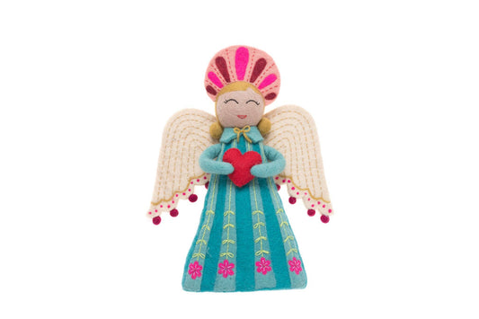 French Knot - Angel Tree Topper - Carol